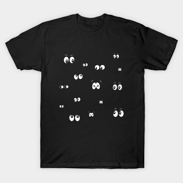 Glowing in the dark eyes T-Shirt by GULSENGUNEL